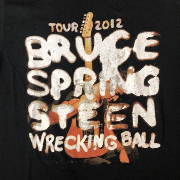 Vintage Bruce Springsteen & The E Street Band Tour 2012 T-Shirt | 2-Sided | M - Picture 2 of 5